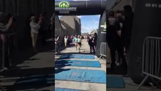Miniature : Trail des Ebihens : arrivée de la 1ère Féminine Christelle Mesnage