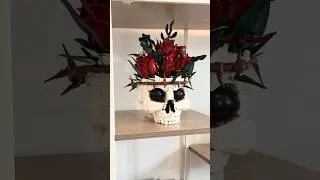 Miniature : LE CRÂNE FLEURI BRIQADIA 🌹🔥#briqadia#lego#flowers#skull#decoration#roomdecor#shorts