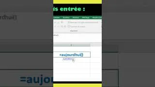Miniature : Les fonctions d Excel - Fonction date du jour