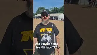 Miniature : Des vinyles pas chers au Motocultor les Mäniacs ???? #metal #hardrock #vinyloftoday