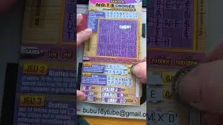 Miniature : Le mot oublié est de 🤞🍀🤞🍀💰 #lottery #fdj #gains #gagnant #jeuxagratter #grattagefdj #win #abonnetoi