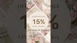 Miniature : 15% pour Noël 🎅 😘 #cashstuffing #noel