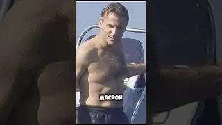 Miniature : Emmanuel Macron fait monter la température avec ses muscles