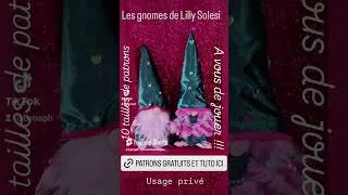 Miniature : UN DEFILE DE GNOME DES ABONNES - UN GNOME DE NOEL EN 10 TAILLES #couture #diy  #gnomes #lutin