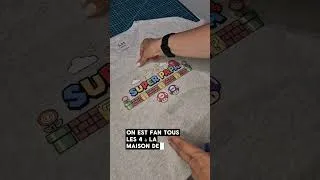 Miniature : 🍄 Tee Shirt personnalisé Mario Bros 🧱