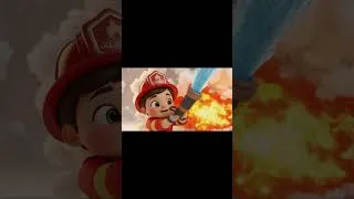 Miniature : 🔥 Le Dragon VS Le Pompier ! Qui va gagner ? #chansonenfant #cartoon #bébé #bébé #baby #comptine