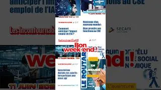 Miniature : Bon week-end ☀️ Restons connectés ✨ contact@secafi.com #lesincontournablescse #cse #traitsdunion