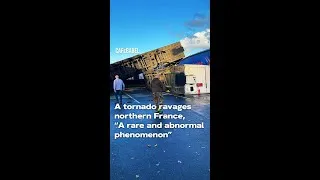 Miniature : A "rare and abnormal phenomenon" a tornado ravages northern France