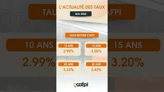 Miniature : Taux immobilier - Mai 2026 🔎 #credit #immobilier