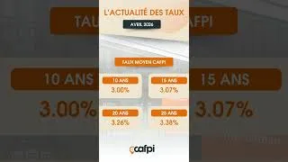 Miniature : Taux immobilier - Avril 2026 🔎 #credit #immobilier