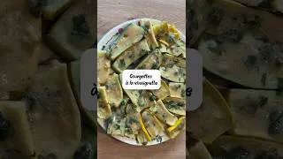 Miniature : Courgettes à la vinaigrette #recettefacile #repasmaison #recettevegetale #cuisine #parents