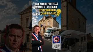 Miniature : Une mairie peut-elle vraiment interdire le stationnement des camping-cars ?🚐🚨 #campingcar #voyage