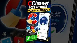 Miniature : 📱 CCleaner pour nettoyer votre Smartphone Android | Libérer de l’espace facilement #astuces