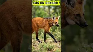 Miniature : Ce n’est pas un Renard ! C'est un LOUP A CRINIERE