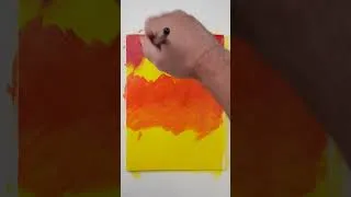 Miniature : How to paint a parasol pine at sunset #art #oilpainting