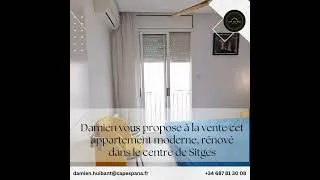 Miniature : MAGNIFIQUE APPARTEMENT RENOVE- CENTRE SITGES (spain)