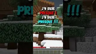 Miniature : SURVIVRE dans le FROID ! #shorts #minecraft