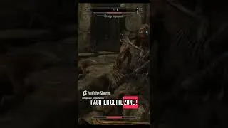 Miniature : CETTE ZONE EST DÉSORMAIS PACIFIÉE !! #gaming #skyrim #shorts #shortvideo #fyp #foryou #shortvideos