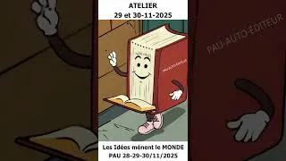 Miniature : LIMLM 2025 - Annonce de l'atelier en vidéoprojection de Pau-Auto-Éditeur.