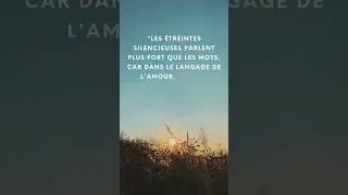 Miniature : Citation d'amour Le langage des étreintes  #amour #shortsd #shortd