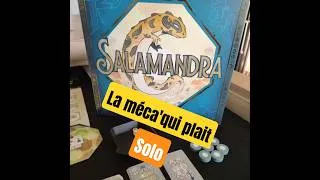 Miniature : Salamandra - La méca' qui me plait en SOLO #jeusolo #jeuxdesociété #boardgames