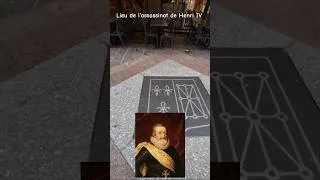 Miniature : Lieu de l'Assassinat de Henri IV.
