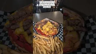 Miniature : Je goûte à nouveau le sandwich Monster de chez "Chaud la Pizza" à Pantin (93)