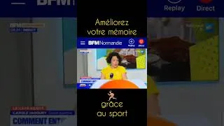 Miniature : stimulez votre mémoire grâce au sport. Chronique en intégralité sur ma chaîne
