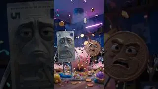 Miniature : WHEN A PIGGY BANK CHOOSES WAR! 🐷💥 #cashandtoons