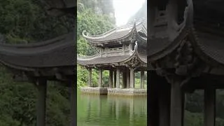 Miniature : Vietnam's Most Iconic View | Ninh Binh's Floating Pagoda in Trang An 🇻🇳 #ninhbinh #vietnam
