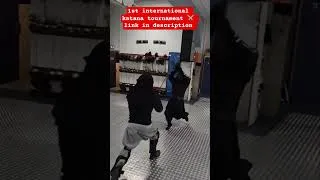Miniature : International katana tournament open for registration ⚔️ link in description #martialarts