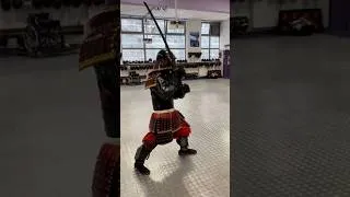 Miniature : Shinko Ryu Kenjutsu : How a samurai charge into battle #kenjutsu #gekkiken #samurai #swordfighting