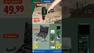 Miniature : LIDL PARKSIDE ARRIVAGE BRICOLAGE DU 02/03 #lidl #parkside #bricolage #shorts