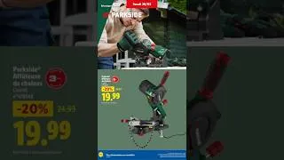 Miniature : LIDL PARKSIDE ARRIVAGE BRICOLAGE DU 26/02 🛠️ #lidl #parkside #bricolage #shorts