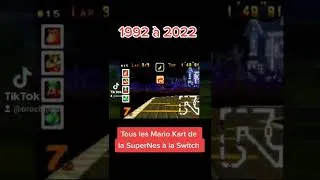 Miniature : Mario Kart de 1992 à 2022 #mariokart #mario #nintendo