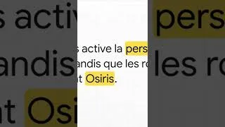 Miniature : la programation humaine par les mythes #psychologie #egypte #pharaon #mythe