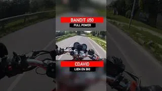 Miniature : 0 à 100km/h du BANDIT 650 en full power !! #bandit #suzuki #cdavid #youtube #fyp #fy #foryoupage