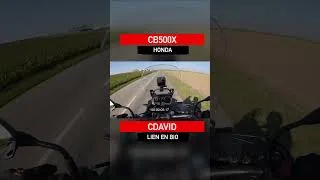 Miniature : 0 à 100km/h du CB500X !! #honda #cb500x #cdavid #youtube #fyp #fy #foryoupage