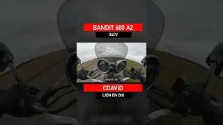 Miniature : 0 à 100km/h du BANDIT 600 en 34cv !! #bandit #suzuki #cdavid #youtube #fyp #fy #foryoupage