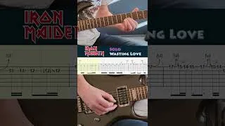 Miniature : Iron Maiden - Wasting love - Guitar solo cover #27 #guitarsolos #ironmaiden  #janickgers