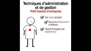 Miniature : Découvre avec GAB le programme Techniques d'administration - profil Gestion d'entreprise