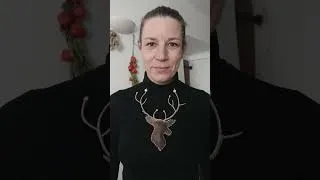 Miniature : Hochet Collier Chamanique Cerf - Médecine Masculin Sacré - Rattle Necklace Deer Medicine