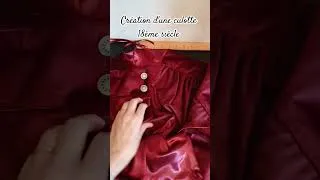 Miniature : Création d'une culotte 18ème siècle ,suite de la fabrication! #couture #creationsurmesure #fashion