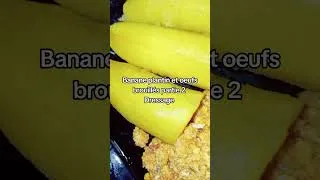 Miniature : Banane plantin et oeufs brouillés #youtube #recettes #fry