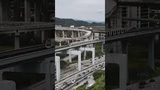 Miniature : KL is a cyberpunk dream, elevated rails, glowing skies, and trains slicing through concrete jungles.