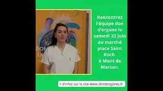 Miniature : Journée Mondiale du Don d'organes et de Tissus avec l'équipe de la Coordination Hospitalière du CHI