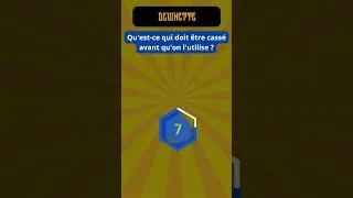 Miniature : Devinette amusante : Serez-vous assez créatifs pour trouver la réponse ? #devinette