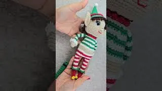 Miniature : Décoration de Noël: lutin farceur amigurumi au crochet  #crochet #tutocrochet #noel #amigurumi