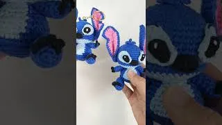 Miniature : Porte-clés stitch amigurumi au crochet  💕