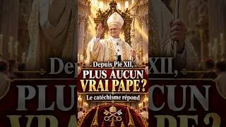 Miniature : Depuis Pie XII, plus aucun vrai pape ?  Le catéchisme répond